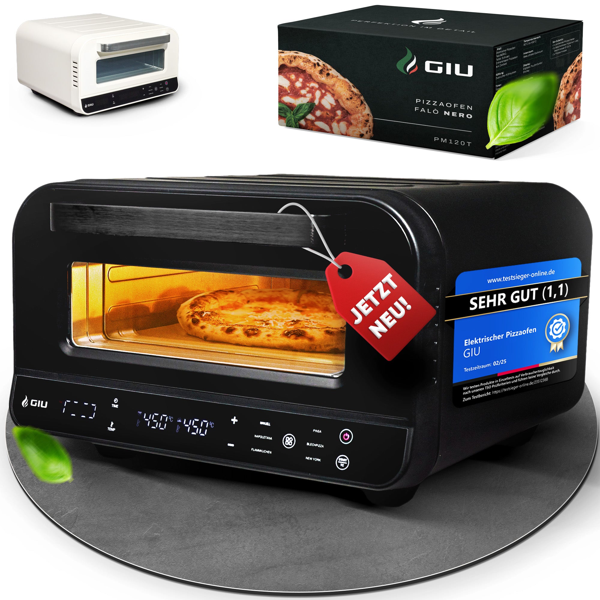 GIU Elektrischer Pizzaofen - für neapolitanische Pizza