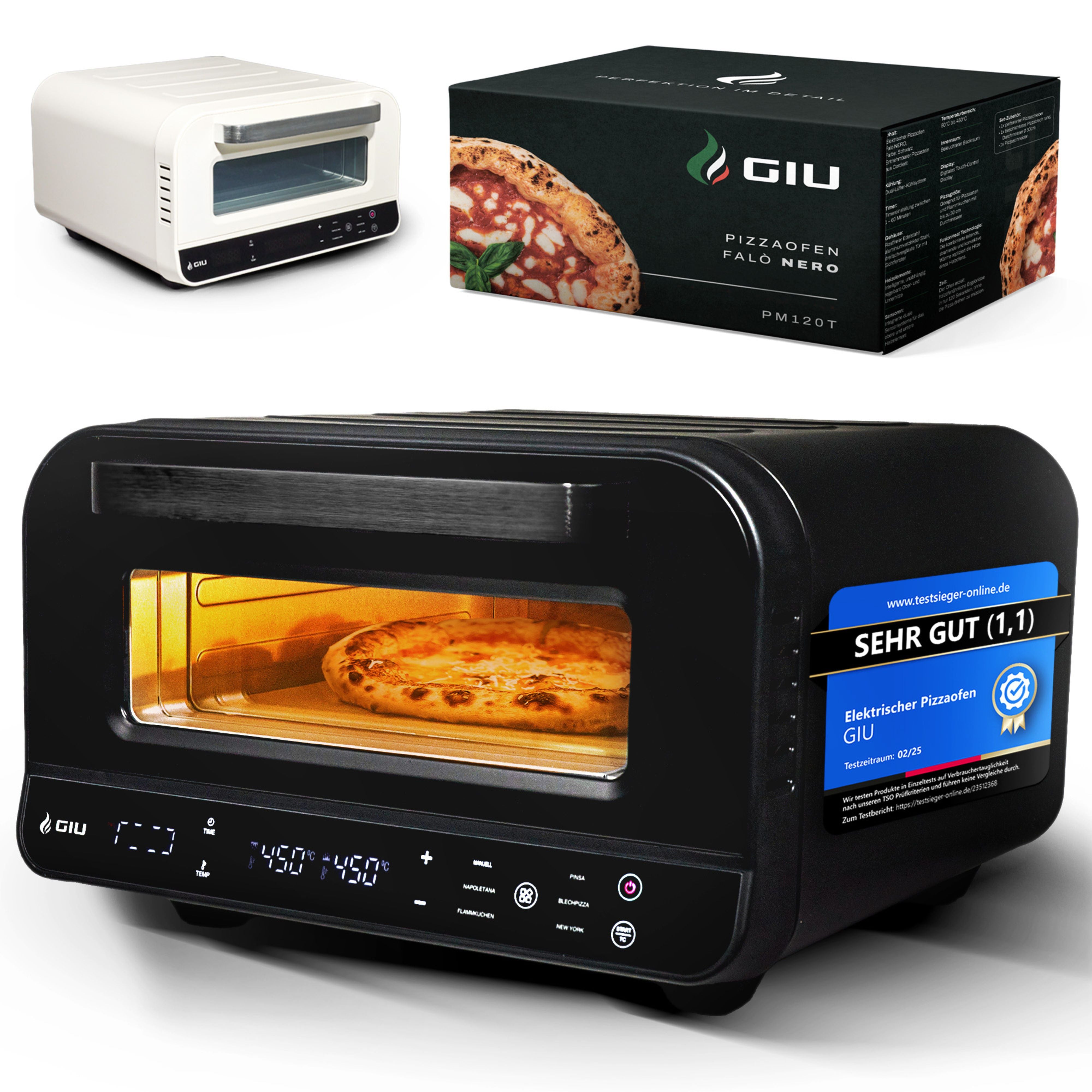 GIU Elektrischer Pizzaofen - für neapolitanische Pizza