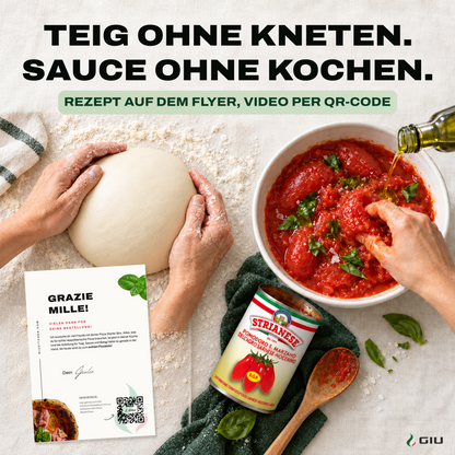 Pizza Starter Box · Zutaten für Pizza Napoletana, Blechpizza, Flammkuchen & mehr