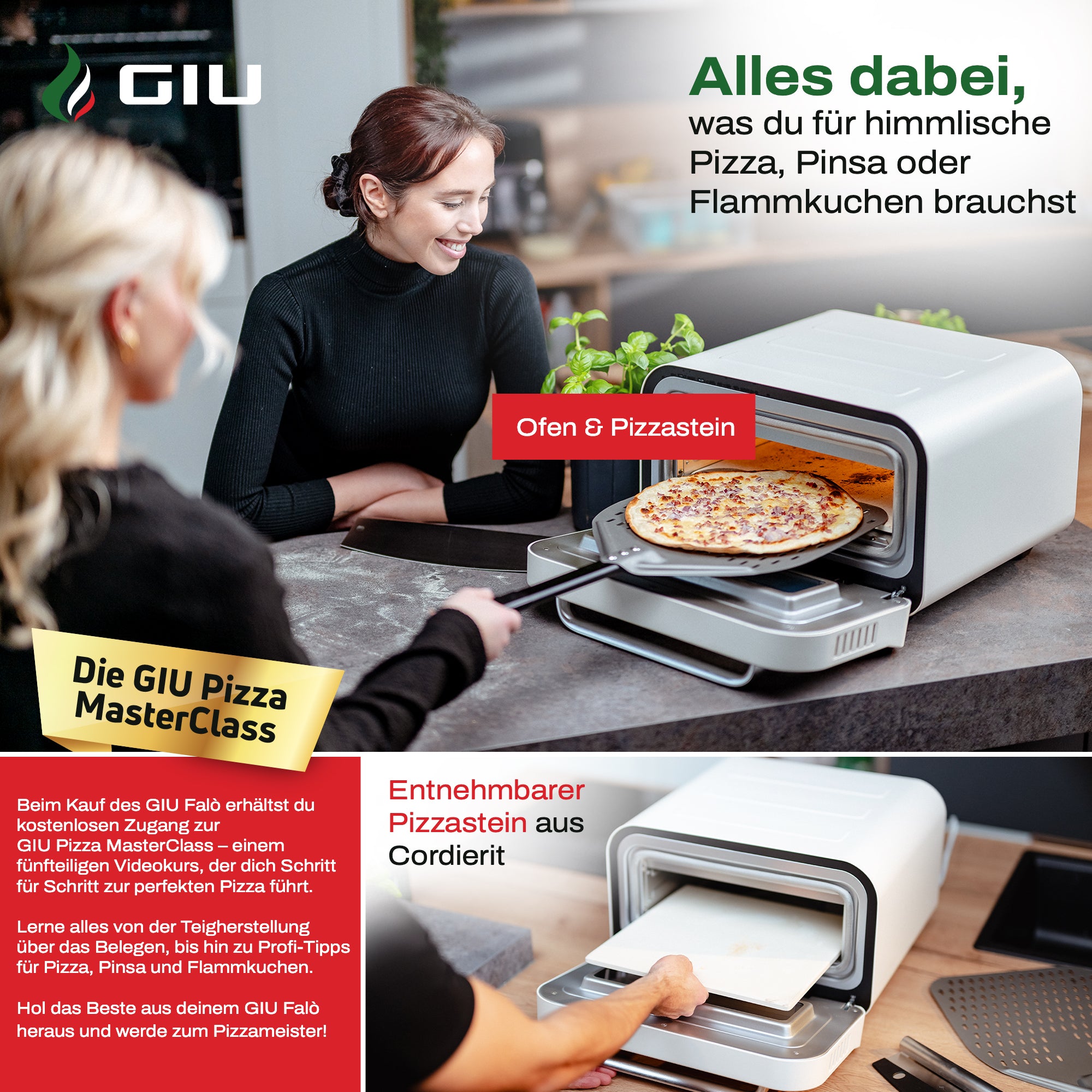GIU Elektrischer Pizzaofen - für neapolitanische Pizza