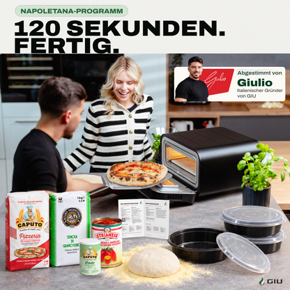 Pizza Starter Box · Zutaten für Pizza Napoletana, Blechpizza, Flammkuchen & mehr