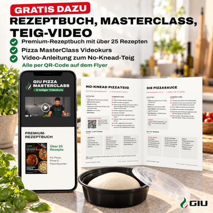 Pizza Starter Box · Zutaten für Pizza Napoletana, Blechpizza, Flammkuchen & mehr