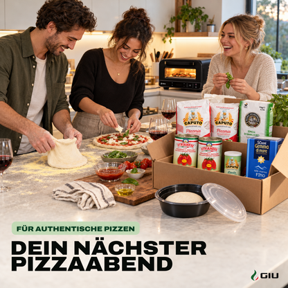 Pizza Starter Box · Zutaten für Pizza Napoletana, Blechpizza, Flammkuchen & mehr