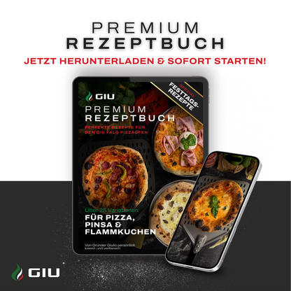 Premium Rezeptbuch E-Book - Perfekte Rezepte für den Falò Pizzaofen