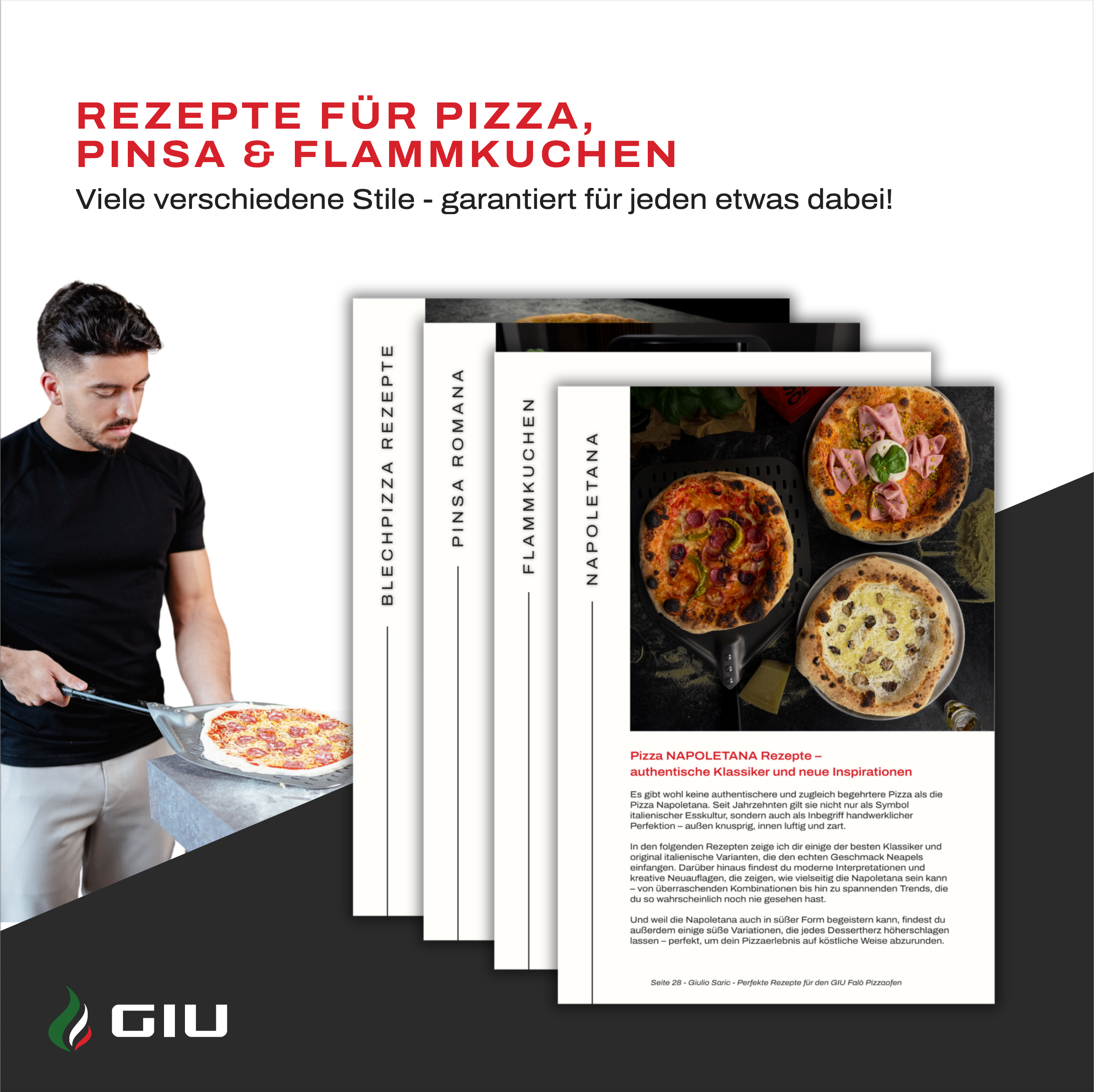 Premium Rezeptbuch - Perfekte Rezepte für den Falò Pizzaofen