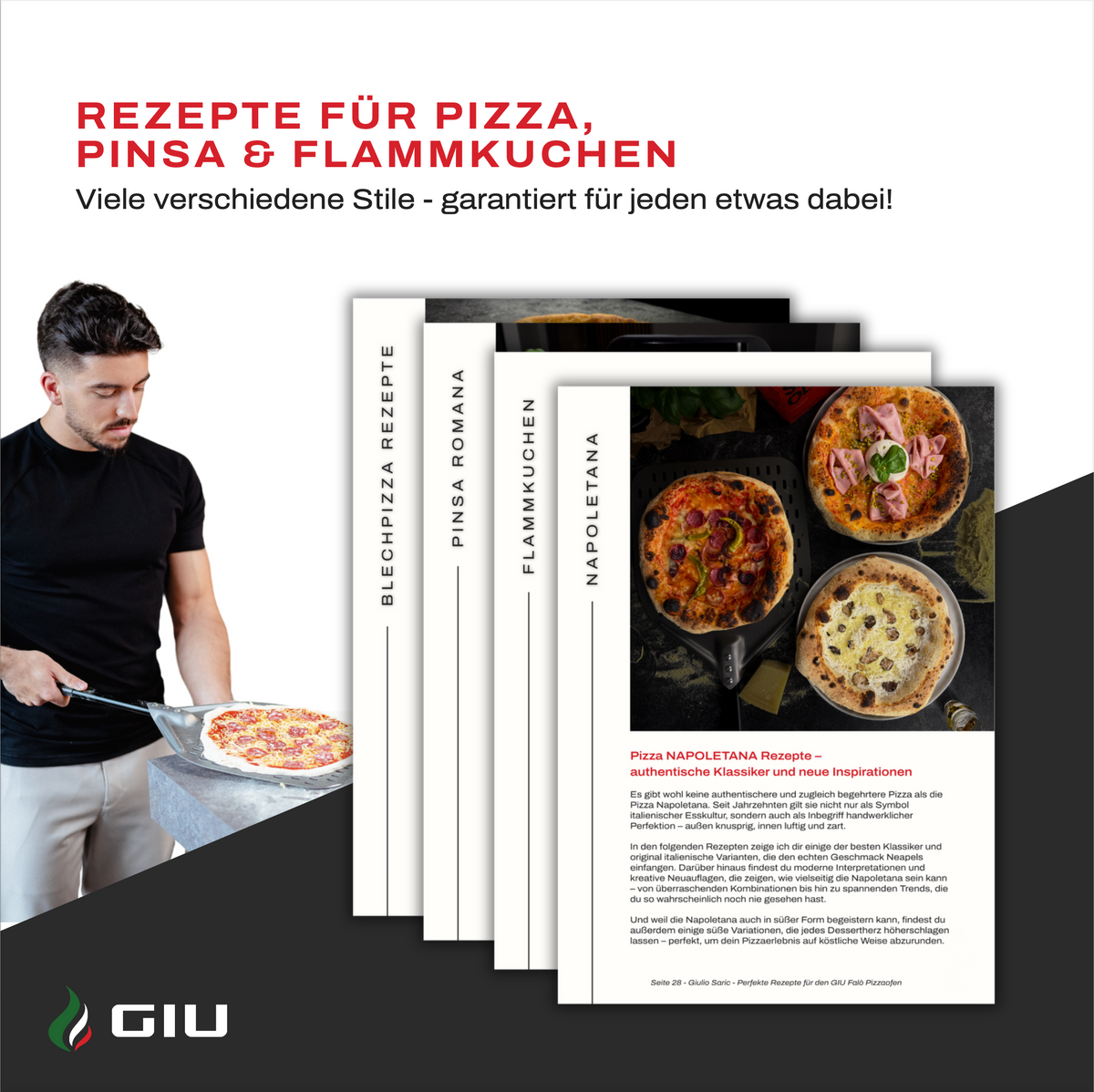 Premium Rezeptbuch E-Book - Perfekte Rezepte für den Falò Pizzaofen