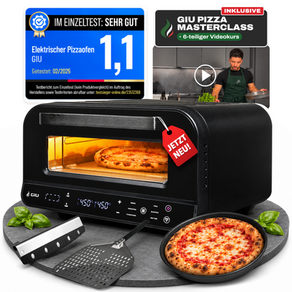 GIU Pizzaofen Falò Nero mit Pizzaiolo Set
