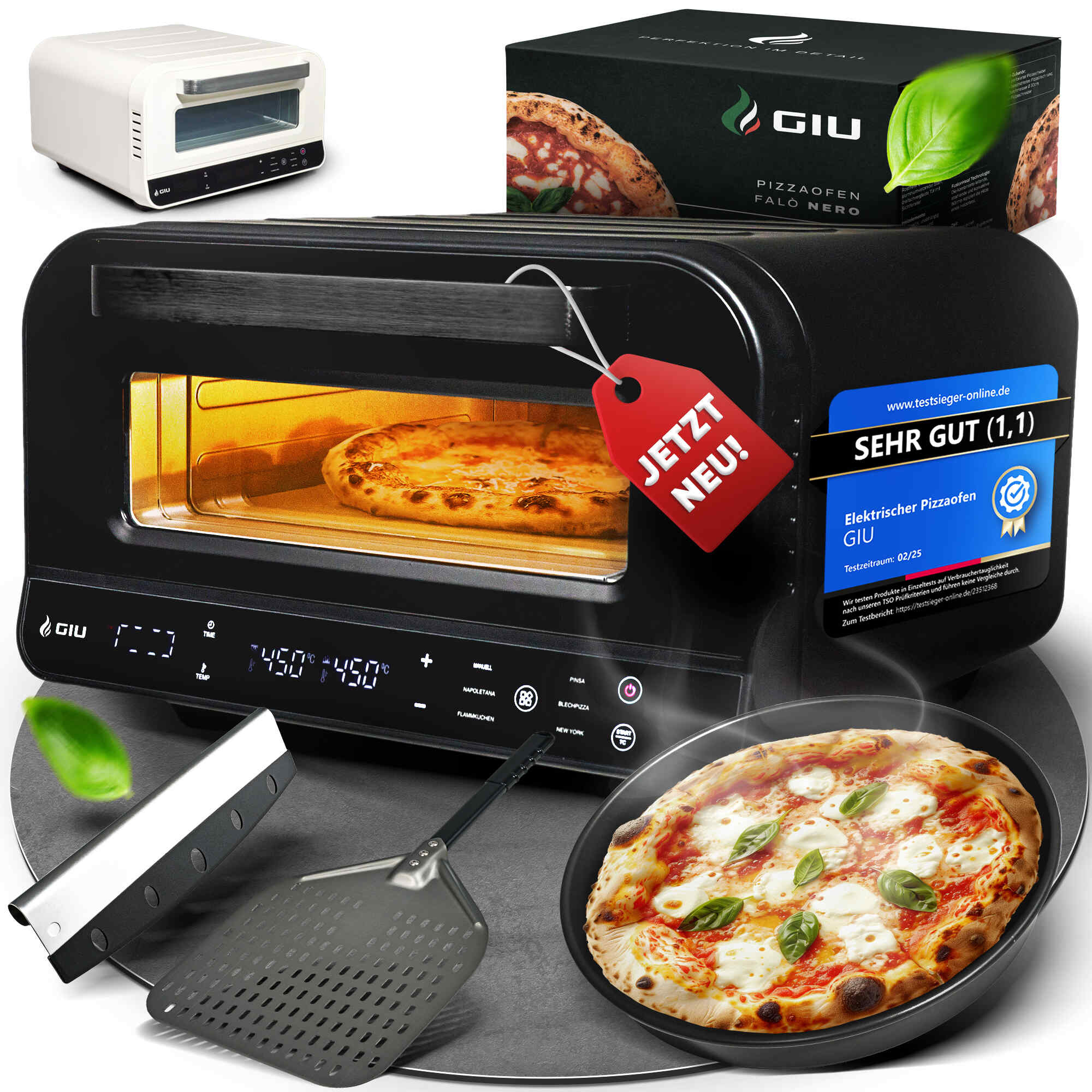 GIU Elektrischer Pizzaofen - für neapolitanische Pizza