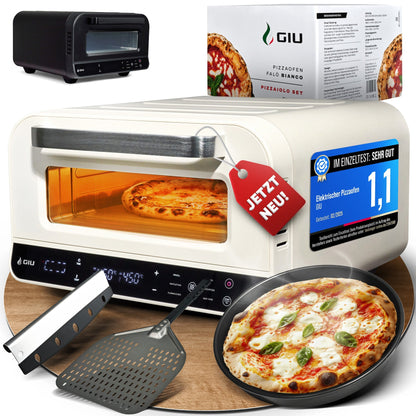 GIU Pizzaofen Falò Bianco mit Pizzaiolo Set