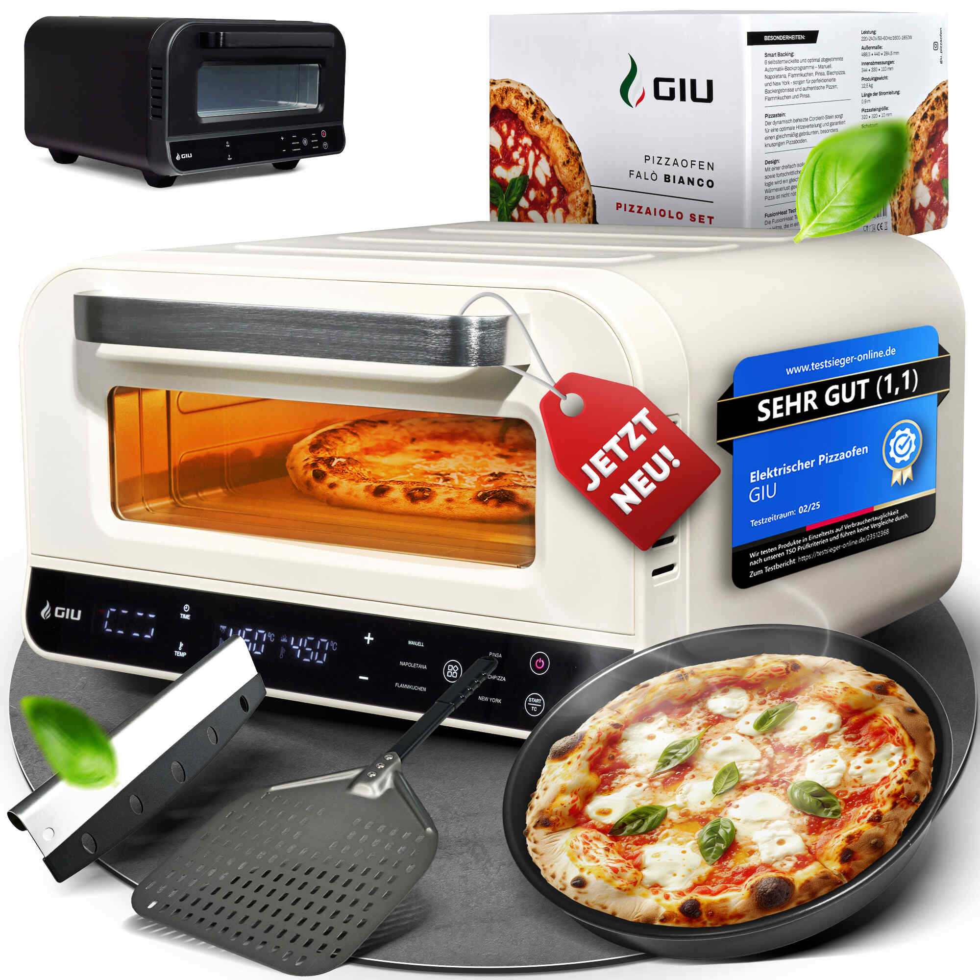 GIU Elektrischer Pizzaofen - für neapolitanische Pizza