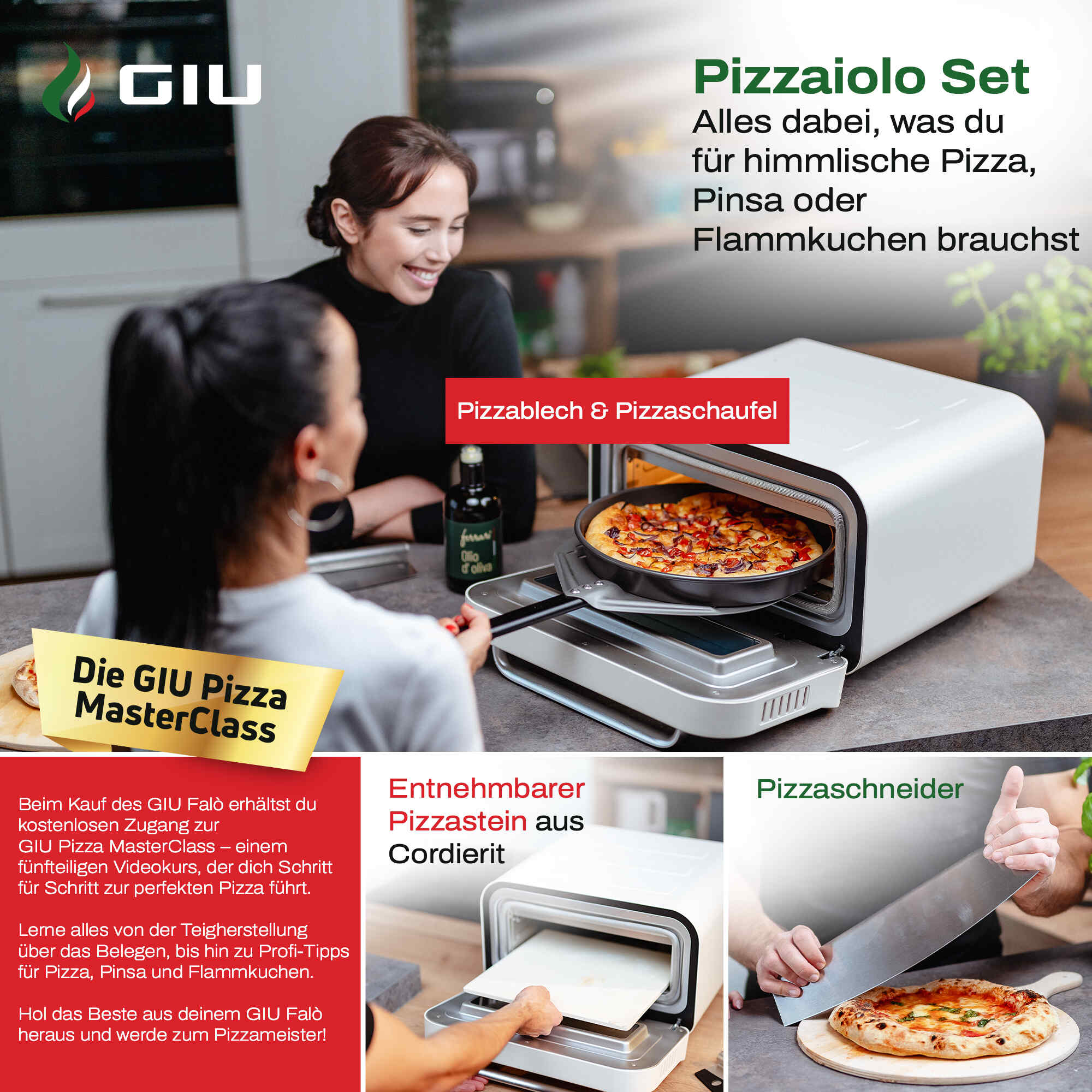 GIU Elektrischer Pizzaofen - für neapolitanische Pizza